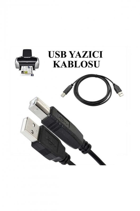 Usb 2.0 A M / B M Printer Kalosu - 5 Metre