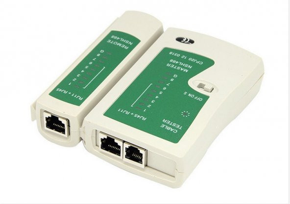 Rj45 Rj11 Rj12 Uyumlu Kablo Test Cihazı Cat5 Cat6 Lan Kablosu Test Aleti Taşıma Çantası Hediye