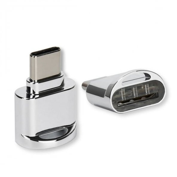 Kuvars USB 3.1 Type C Micro SD TF OTG Cep Telefonu Micro SD Kart Okuyucu - 2