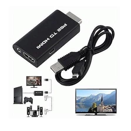 Ps2 To Hdmi Tv Kablosu Çevirici Adaptör Dönüştürücü Playstation 2 - Resim 3