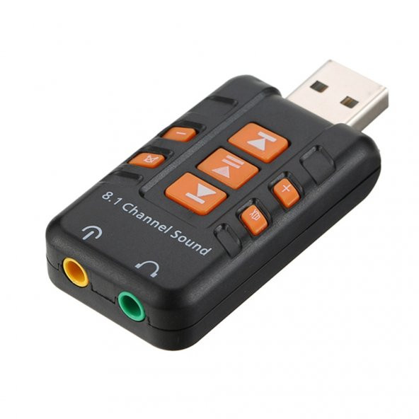 Kuvars Usb Ses Kartı 8.1 3D Virtual Sound Card