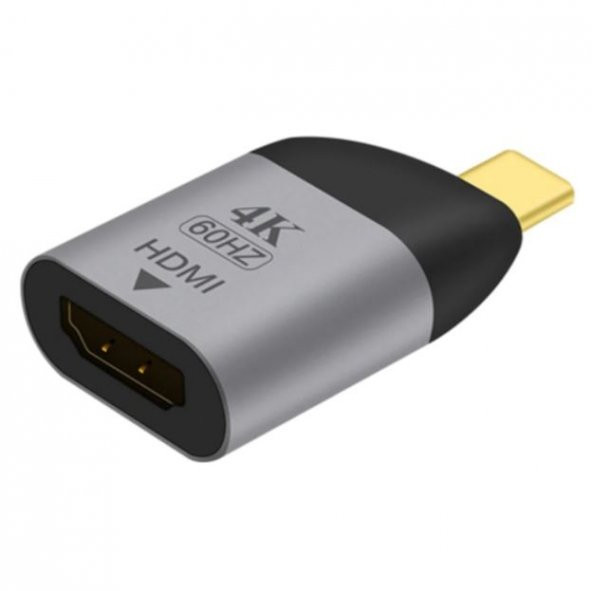 Type C To Hdmi 4K 60Hz Çevirici Dönüştürücü Adaptör USB 3.1 Erkek To Hdmi Dişi