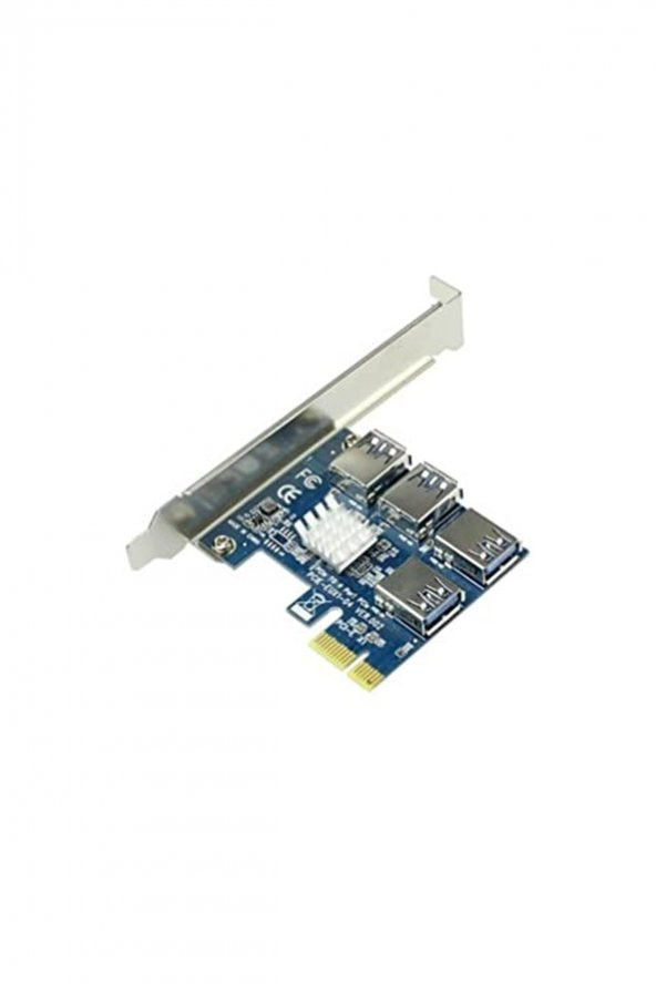 4471 Pci-e Express 1x 1 To 4 Usb 3.0 Ekran Kartı Riser Çoklayıcı