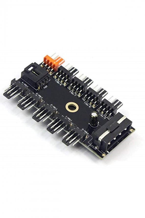 4337 10 Port Fan Çoklayıcı Y Pwm Splitter 4 Pin 12v Switch Power Güç Ide Çoğaltıcı - 3