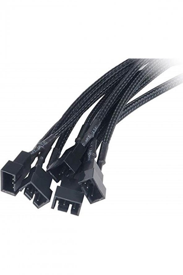 4354 Flexa P5 5 Port Çıkışlı Pwm Fan Çoklayıcı Çoğaltıcı 4 2 Pin Splitter Kablosu - 3