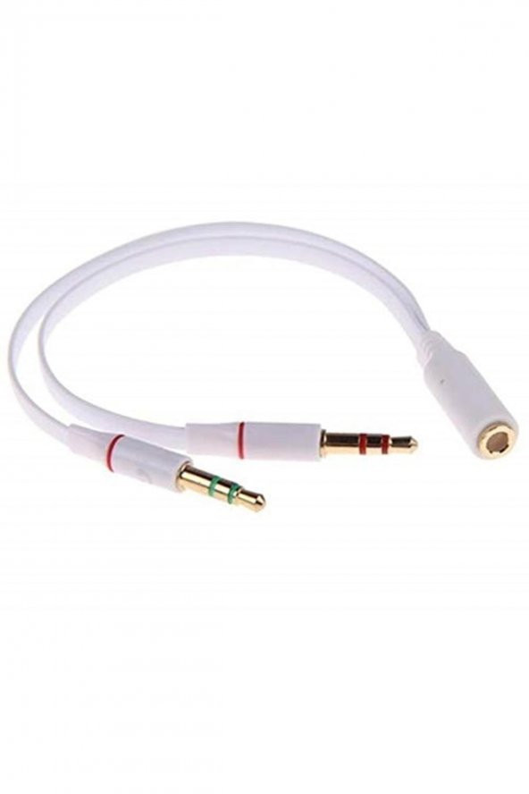 Al 4652 3.5 mm Kulaklık Mikrofon Çoklayıcı Switch Splitter - 2