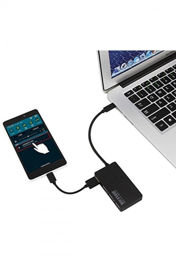 5141 Type C Usb 3.1 Usb 3.0 Hub Çoklayıcı Dönüştürücü Switch - 3