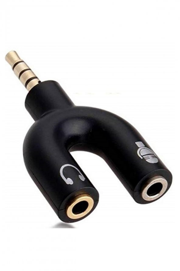 4456 Kulaklık Mikrofon Çoklayıcı 3.5mm Switch Splitter Adaptör - 3