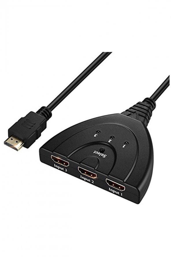 4586 Hdmi Çoklayıcı Switch 3 Port Çoğaltıcı Kategori: Switchler