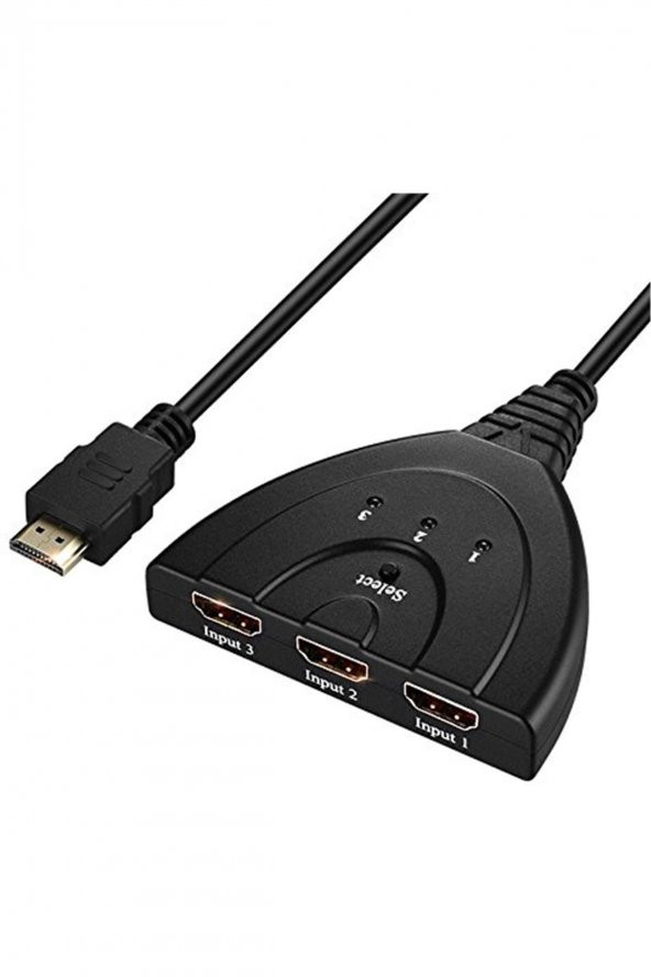 4586 Hdmi Çoklayıcı Switch 3 Port Çoğaltıcı