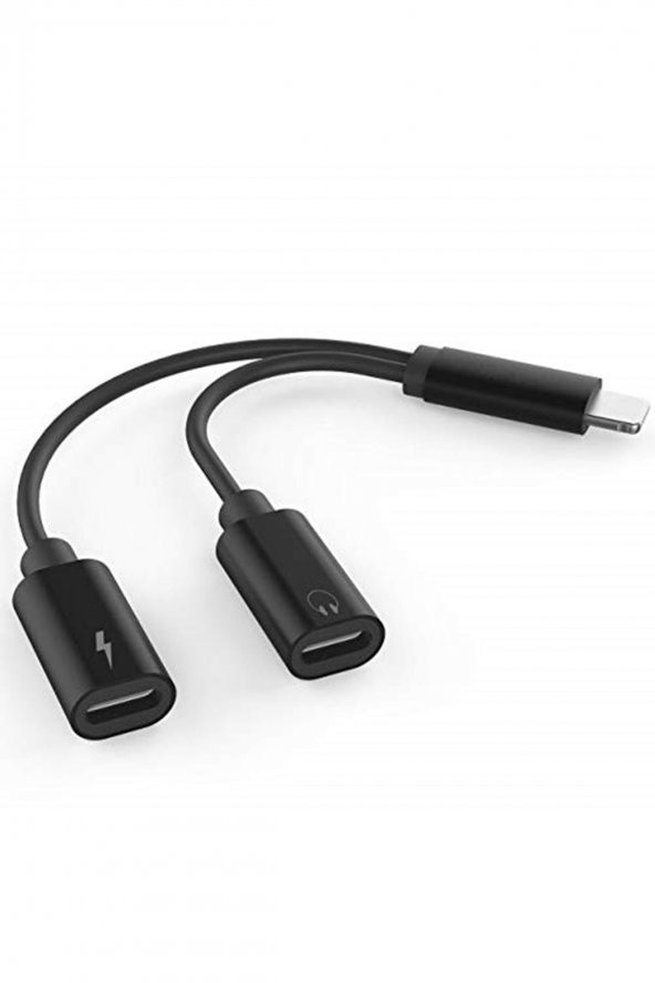 4313 Lightning Kulaklık Şarj Çevirici Çoklayıcı Adaptör - 2