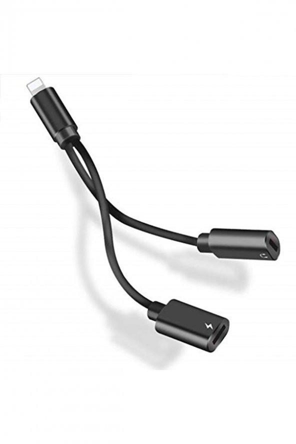 4313 Lightning Kulaklık Şarj Çevirici Çoklayıcı Adaptör - 3