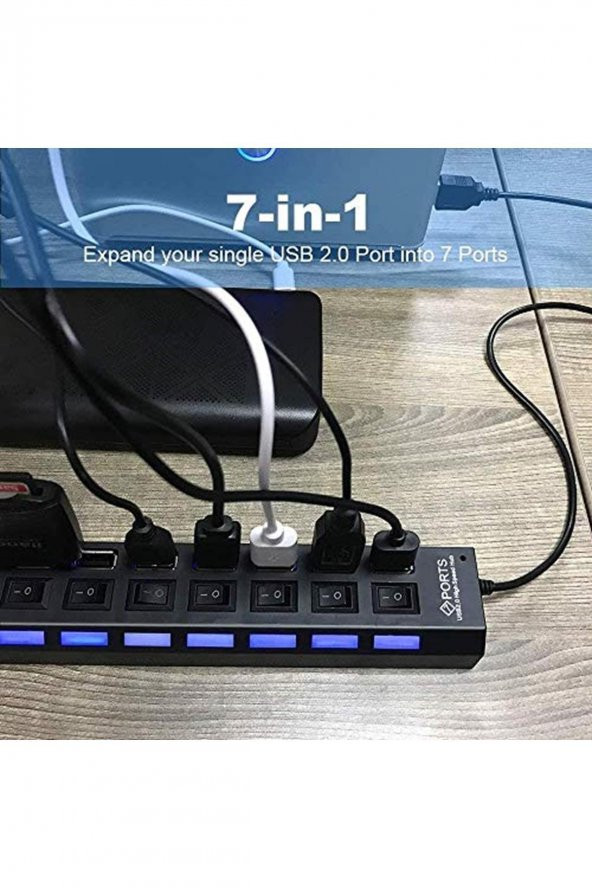 4874 7 Port Usb 2.0 Swith Çoklayıcı - 3