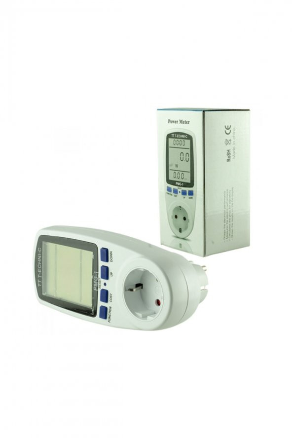 Pmg-1 Wattmetre 16a 3680w Iç Mekan Enerji Ölçer Tt-technic - 2