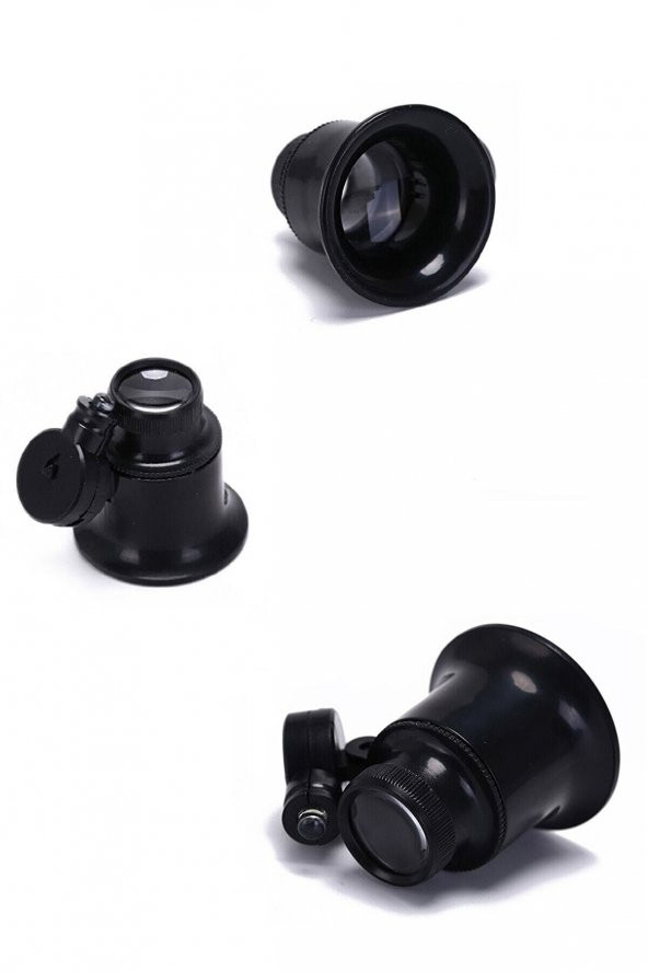 Saatçi Tamirci Göz Büyüteci 20x 20 Kat Pratik Büyüteç Kolay Kullanım - 2