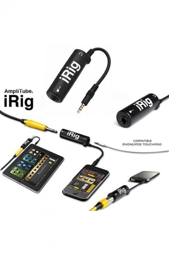 Irig Iphone Ipad Ipod Için Ik Multimedia Amplitube Irig - 2