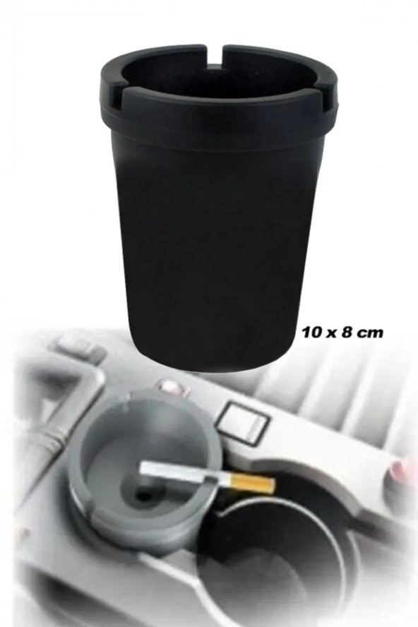 Dumansız Küllük Kokusuz Küllük Araç Oto Kül Tablası Kül Kovası - 2