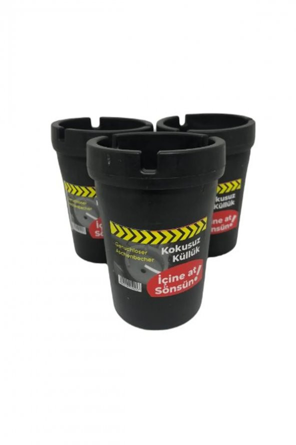 Dumansız Küllük Kokusuz Küllük Araç Oto Kül Tablası Kül Kovası - 3