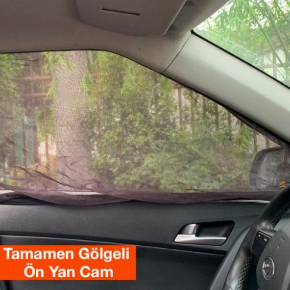 Coofbe 100*50cm Araç Yan Cam Perdesi Araç Güneşlik Sineklik Araç Perdesi Araç Güneşlik Araç Yan Perde - 2