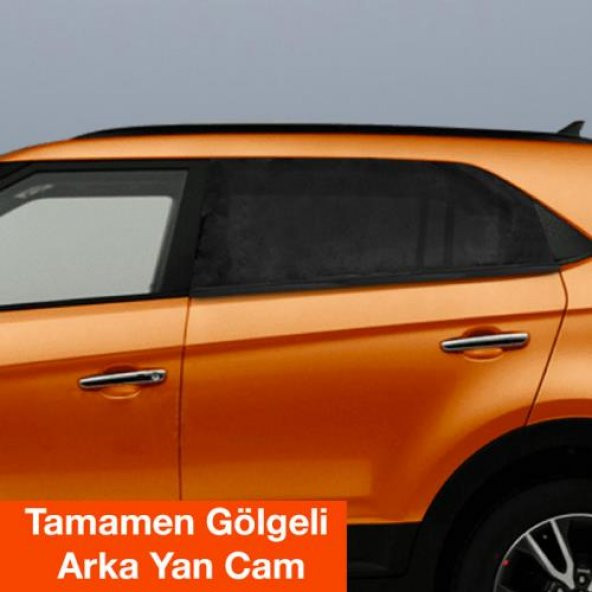 Coofbe 100*50cm Araç Yan Cam Perdesi Araç Güneşlik Sineklik Araç Perdesi Araç Güneşlik Araç Yan Perde - 3