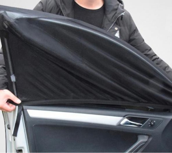 Coofbe 100*50cm Araç Yan Cam Perdesi Araç Güneşlik Sineklik Araç Perdesi Araç Güneşlik Araç Yan Perde - 5