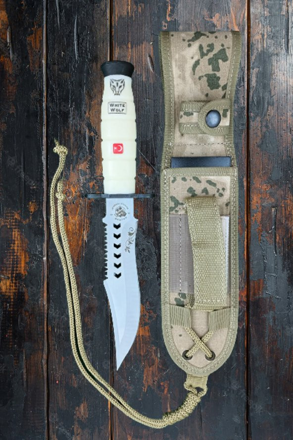 Outdoor Bıçağı Balık Temizleme Piknik Gezi Dağçılık Bıçağı Kamp Av Bıçak Çakı Kılıflı - Resim 2