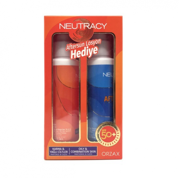 Neutracy Güneş Koruyucu Set Karma & Yağlı Ciltler İçin - Güneş Kremi SPF50+ 150 ml + After Sun Losyon 150 ml