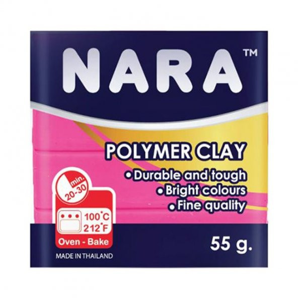 Nara Polimer Kil 55 gr PM18 Hot Pink