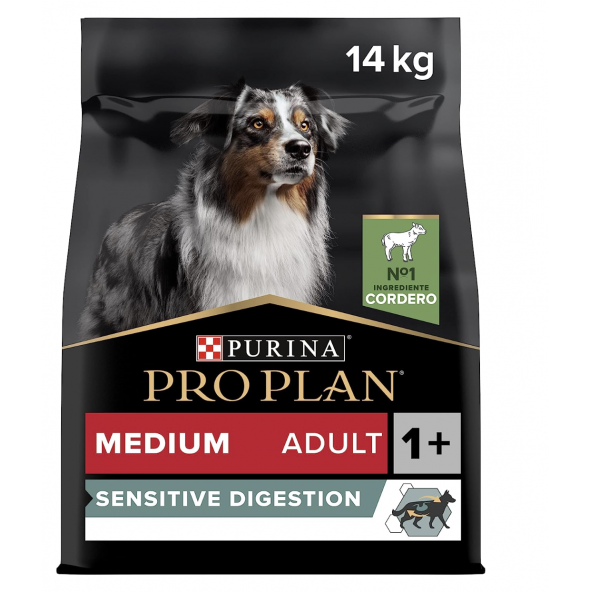 PRO PLAN Medium Adult Kuzu Etli Köpek Maması 14 kg - 1