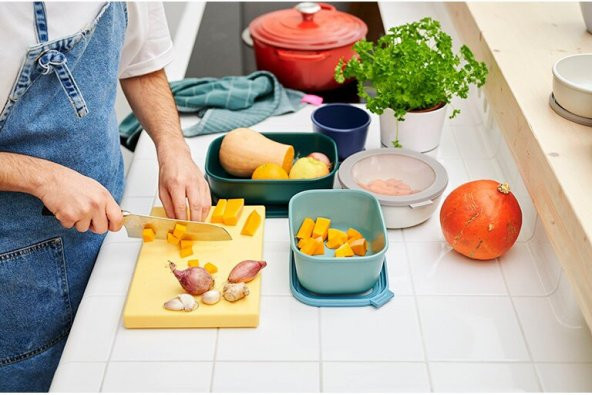 Mepal Multi Bowl Cirqula Rectangular Saklama Kabı 2000 Ml - 6