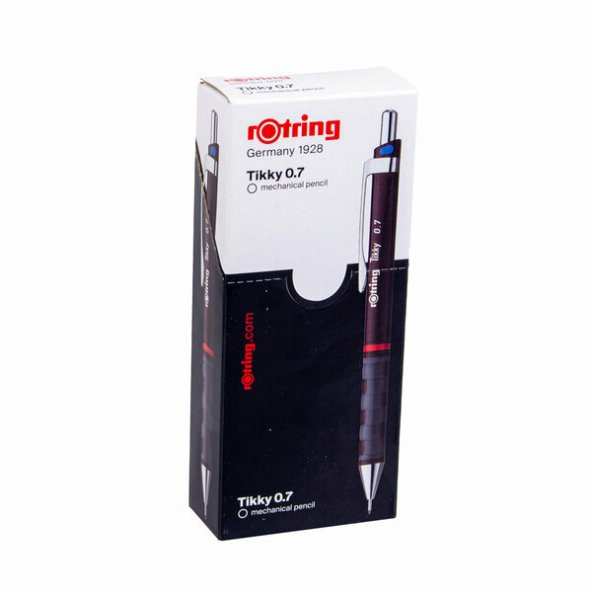 Rotring (paket 12 adet)Tikky Versatil Kalem 0.7 Mm Bordo - 2