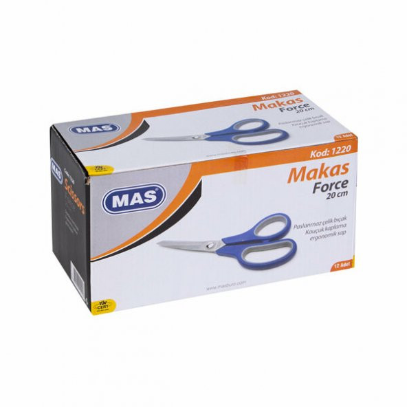 Mas 1220 Force Makas 20Cm (kutu 12 adet)