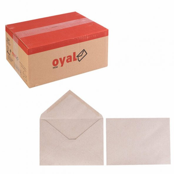 Oyal(kutu 500 adet ) Zarf Dosya 13X18 Kraft 90Gr