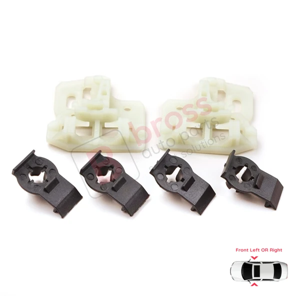 BMW X5 E53 2000-2006 51338254911 51338254781 İçin Ön Sağ veya Sol Kapı Cam Kriko Tamir Klips Seti ürün görseli 1