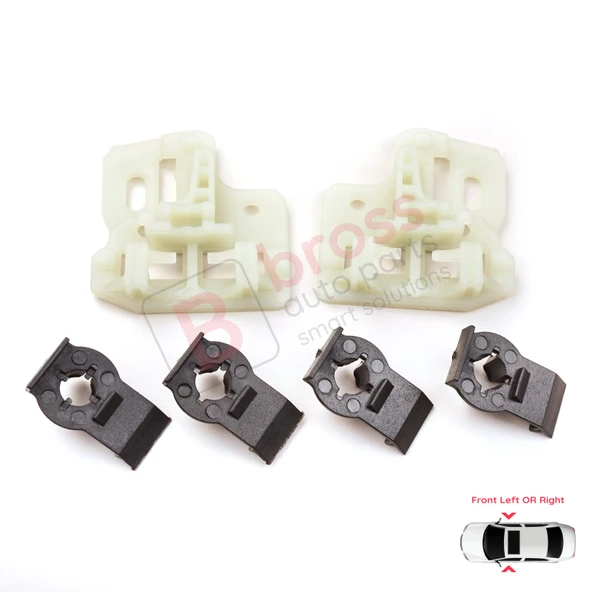 BMW X5 E53 2000-2006 51338254911 51338254781 İçin Ön Sağ veya Sol Kapı Cam Kriko Tamir Klips Seti - Resim 2