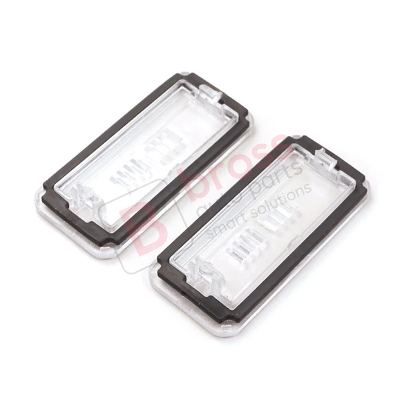 Fiat 500 500C Linea için 2 Adet Arka Plaka Lamba Camı 51800482 - Resim 2