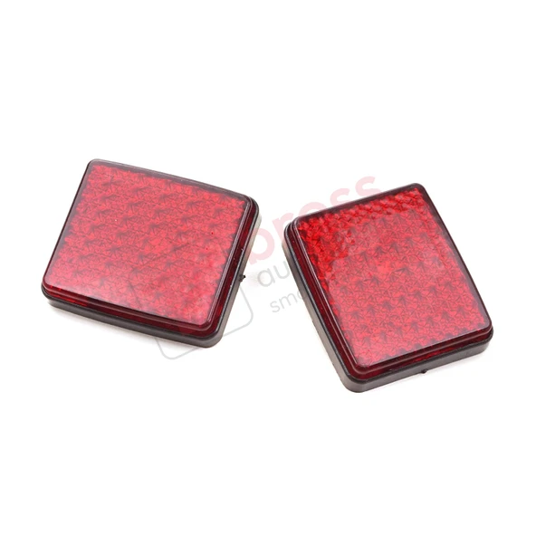 Fiat Doblo Ducato Peugeot Boxer Citroen Jumper Relay için 2 Adet Arka Tampon Reflektörü 1348401080 - Resim 3