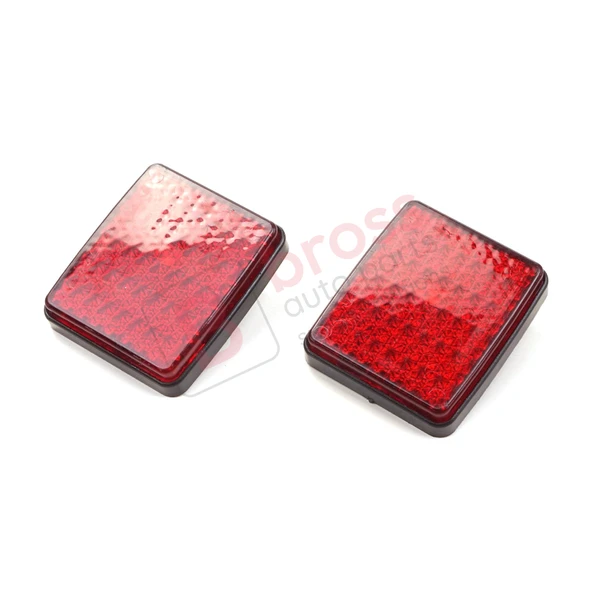 Fiat Doblo Ducato Peugeot Boxer Citroen Jumper Relay için 2 Adet Arka Tampon Reflektörü 1348401080 - Resim 4