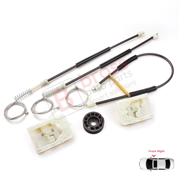 Ford Focus MK3 C346 2010-2019 4/5 Kapı BM5Z5423200 İçin Elektrikli Ön Sağ Kapı Cam Kriko Tamir Seti - Resim 2