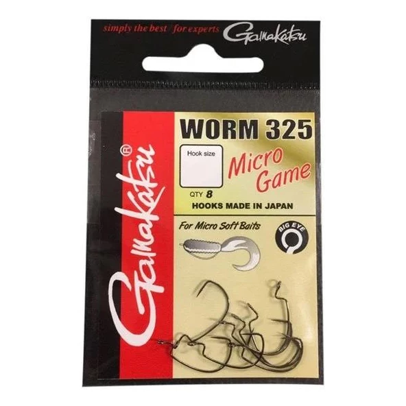Gamakatsu Worm 325 Micro Game Offset Olta İğnesi - 3