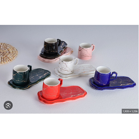 Arow Porselen Kahve Fincanı Takımı