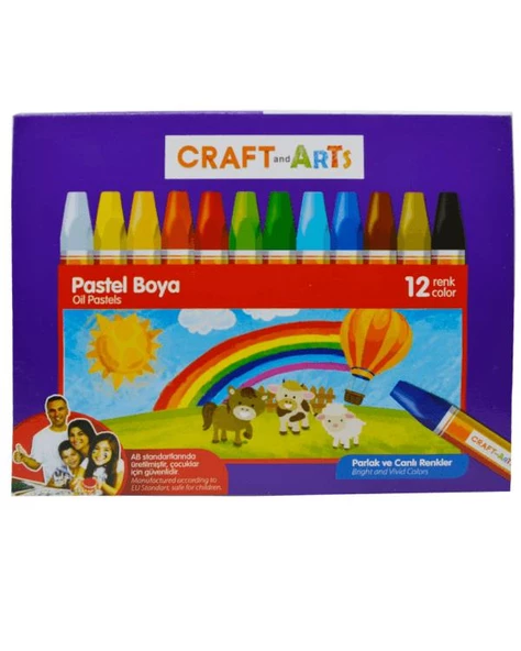 Craft And Arts 12li Pastel Boya Seti