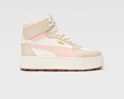 Puma karmen rebelle mid Krem Kadın Ayakkabı 38721309 B-36 - 2