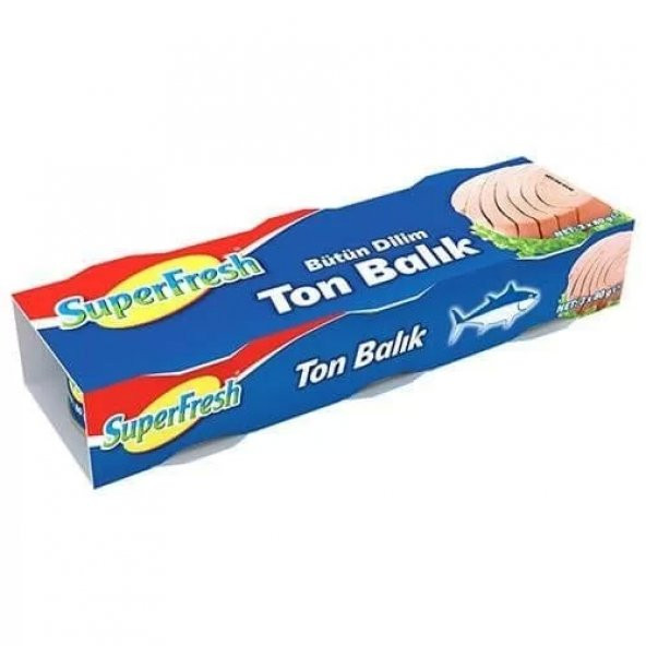 SUPERFRESH TON BALIĞI 3X75 GR - Resim 1