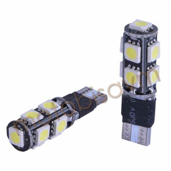 T10  9 LED Lİ ÇAKARLI DİPSİZ AMPUL BEYAZ