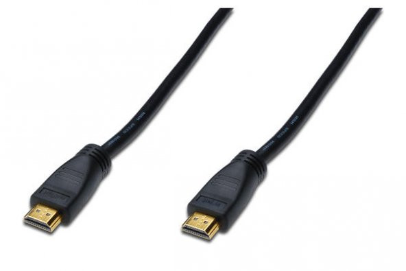 Digitus AK-330105-100-S 10 Mt HDMI to HDMI Erkek-Erkek 1080p v1.3 2x Zırhlı Amplifikatörlü Kablo