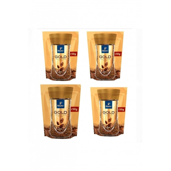 Tchibo Gold Selection Çözünebilir Kahve Ekonomik Paket 150g X 4 Adet
