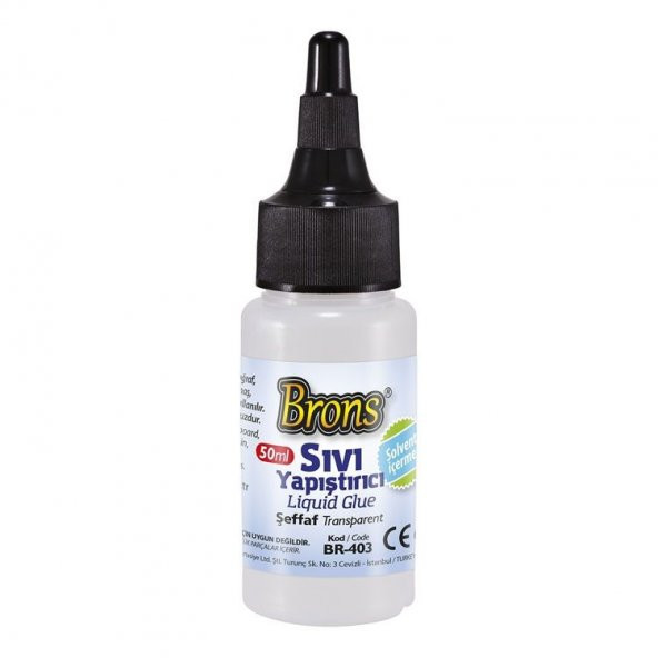 Brons Şeffaf Sıvı Yapıştırıcı 50 ml.