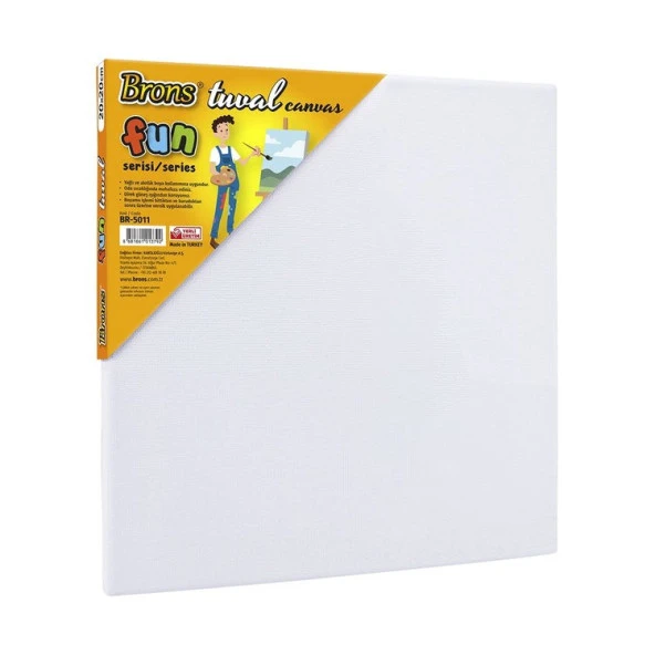 Brons Fun Serisi Tuval 20x20 cm