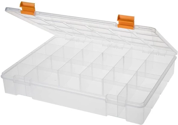 Mano 13'' Klasik Organizer Şeffaf Vida Malzeme Kutusu Ş-ORG-13 - 2